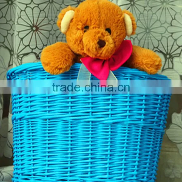 High Quality Cheap Wicker Bike Basket &purple Girl Bike Basket photo-5