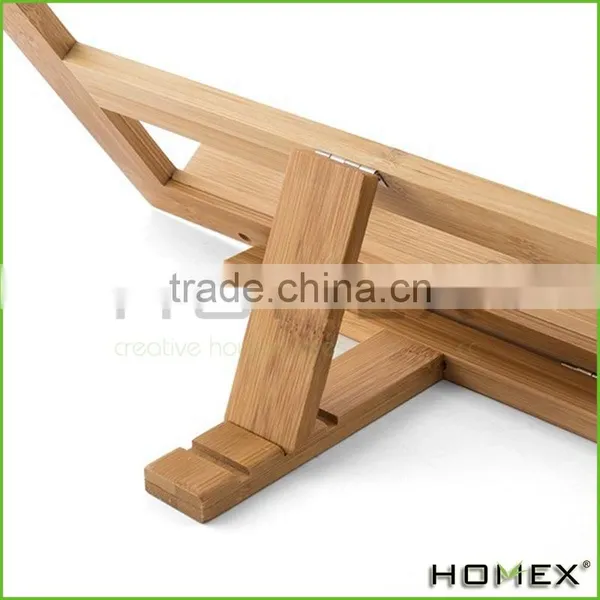 Bamboo Height Adjustable Book Stand /tablet Stand/cookbook Stand Homex-BSCI photo-2