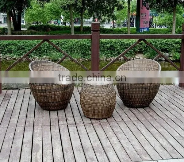 Stackable Garden Rattan Sofa Set Cheap Wicker Coffee Table Set photo-3