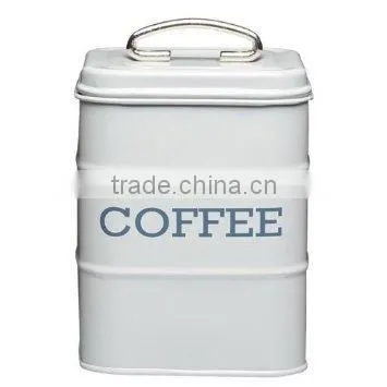 Hot Sale Colorful Round Metal Bread Flour Cookies Storage Bin Kitchen Flour Canister photo-3