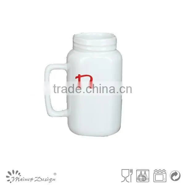 19oz Stoneware Ceramic Mug Jar photo-2