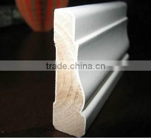 Cheap Waterproof Wood Baseboard/MDF Baseboard/skirting Board photo-3