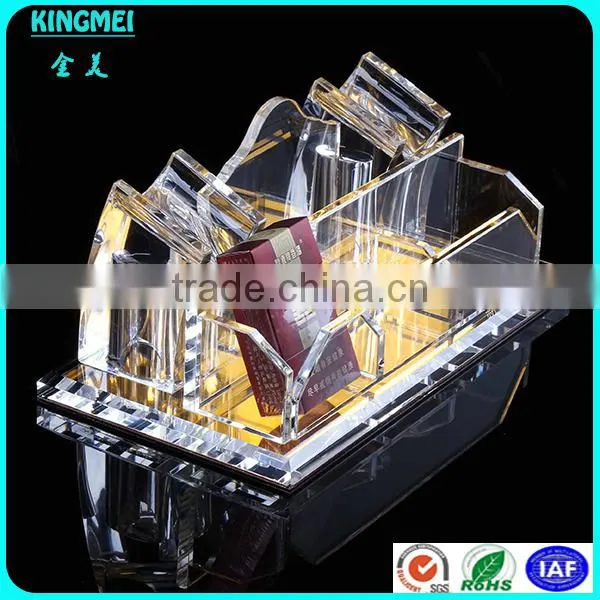 Customized V Shape Acrylic Microphone Display Stand Holder photo-4