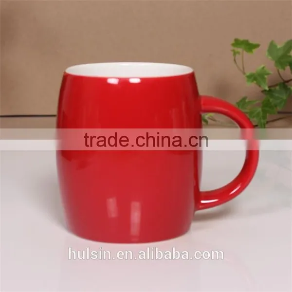 Promotional Matt Ceramic Mug With Customized Logo, Solid Color Glazed Cheap Mug photo-3