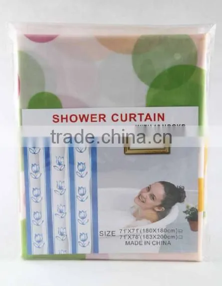 Customer Printing PEVA/Polyester Shower Curtain photo-2