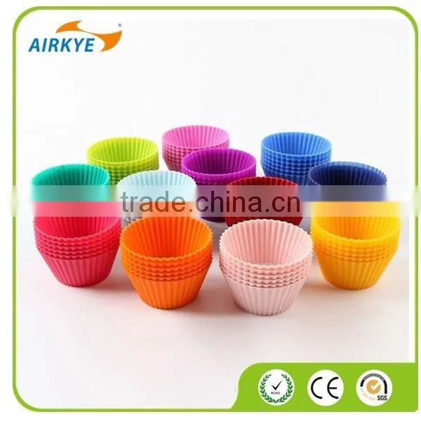 Silicone Cake Cupcake Mold Case Muffin Chocolate Cookie Baking Mould photo-6