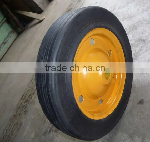 solid tire wheelbarrow