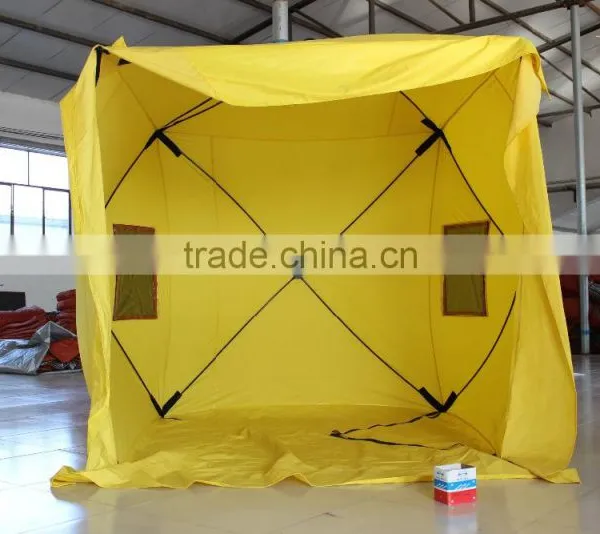 Yellow Color for Camping 2-person Ice Fishing Tent Covers for Sale photo-3