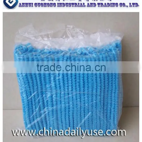 Disposable Non Woven Mob Clip Cap,disposable Non Woven Mob Clip With Elastic,non Woven Mob Cap photo-2