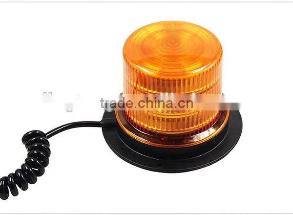 12v 24v Magnetic Led Beacon Light Amber LED Forklift Warning Light photo-3