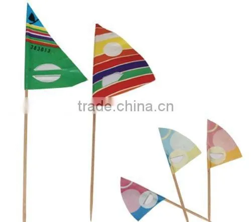 Paper Sailing Party Flag Picks