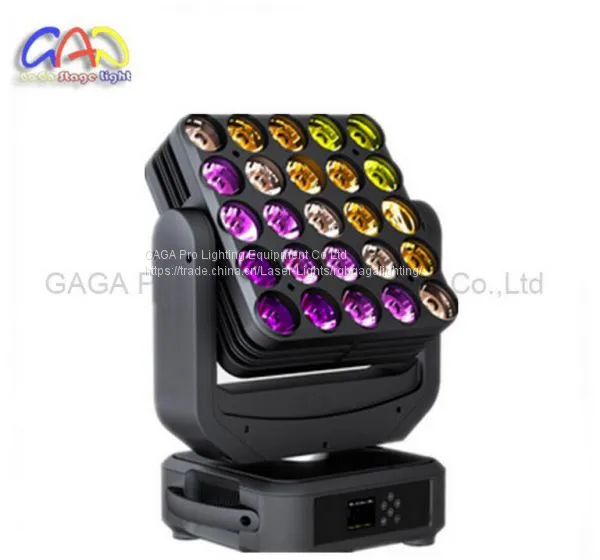 5*5 LED DMX Control Moving Head Matrix Stage Lighting photo-5