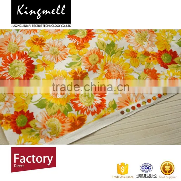 Factory Direct Sales Garment Customized Printed Floral Cotton Fabric photo-2