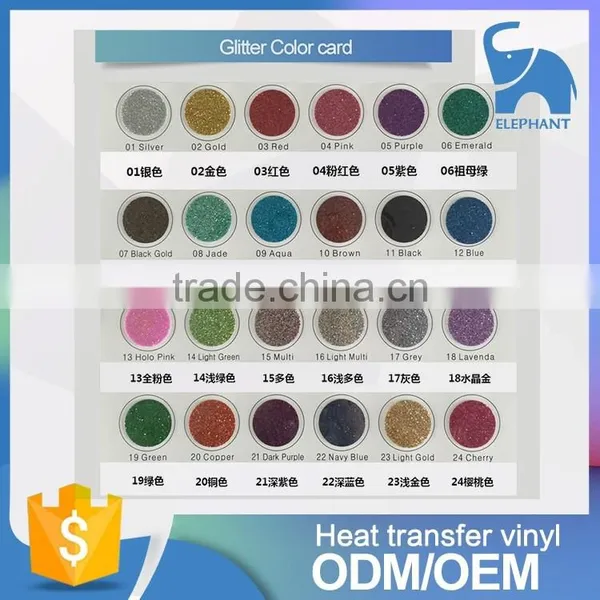 Hot Selling Korea Quality Glitter Heat Transfer Vinyl for Clothing photo-3