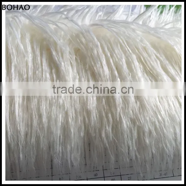 Free Sample Long Piler Acrylic Mongolian Fake Fur Fabric photo-6