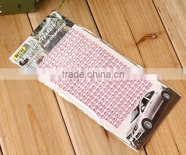 Wholesale Custom Diy Self Adhesive Back Glue Acrylic Rhinestone Sticker photo-5