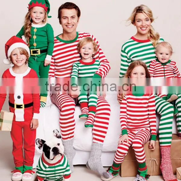 Personalized Family Sleepwear Green Clothing Kids Christmas Pajamas photo-5