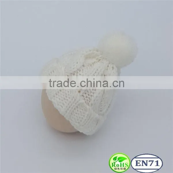 Doll Wearing Cute Knitted Cap and Knitted Scarf Decoration Toy Knitted Hat and Knitted Scarf photo-4