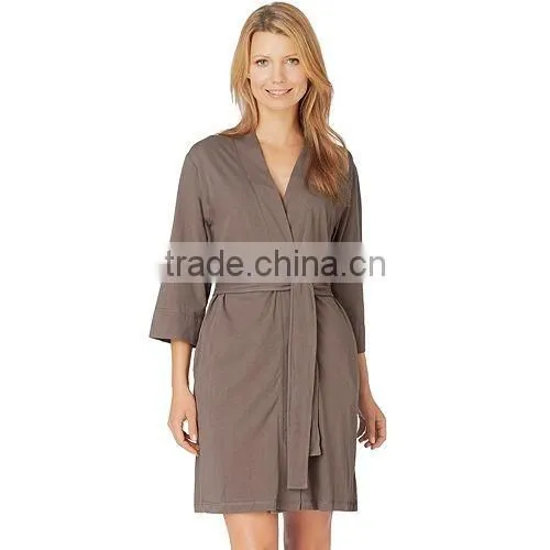 Mature Women Warm Sexy Bathrobe,cotton Hotel Bathrobe photo-4