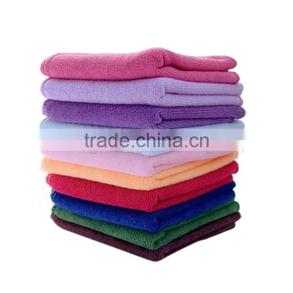25X25CM Microfiber Coral Fleece Flannel Table Knit Hand Cloth photo-5