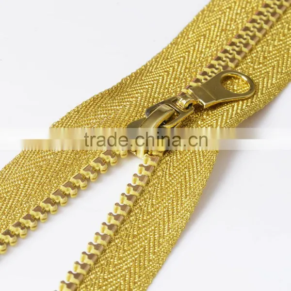 #5 O/E Golden Teeth Resin/Plastic Zipper or Zips photo-2