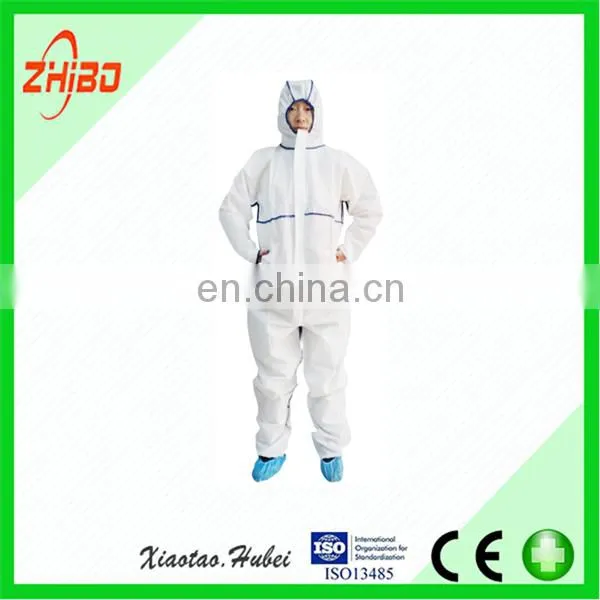 Medical Consumable Nonwoven/SMS Disposable Coverall S-Large Size photo-2