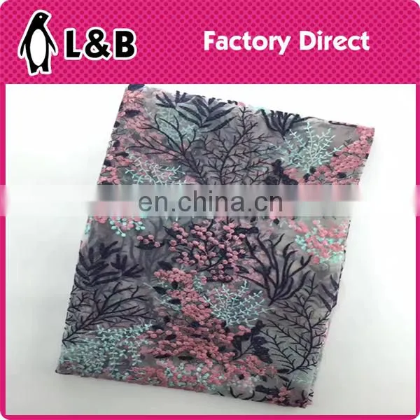 Wholesale Popular Hot Selling Embroidery Flower Lace Fabric photo-5