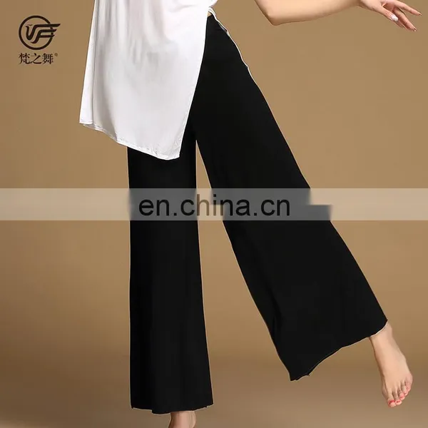 K-4051 Modal and Net Cloth Arabic Plus Size Belly Dance Pant photo-2