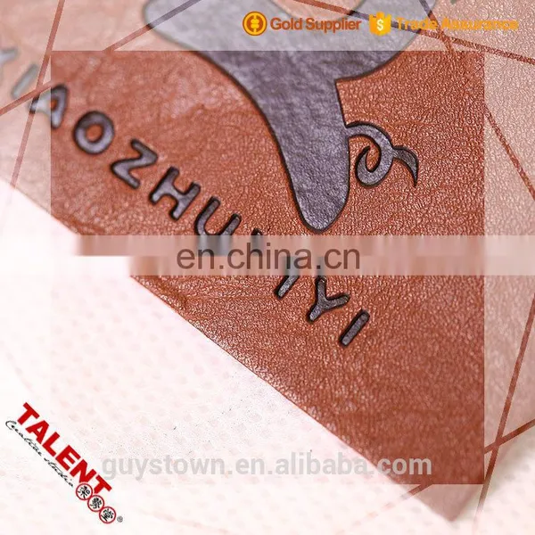 Custom High Cost Performance Synthetic Leather Patch Label For Product Decoration photo-2