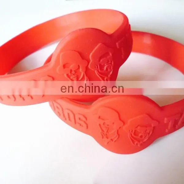 Embossed Figured Silicone Bracelets photo-4