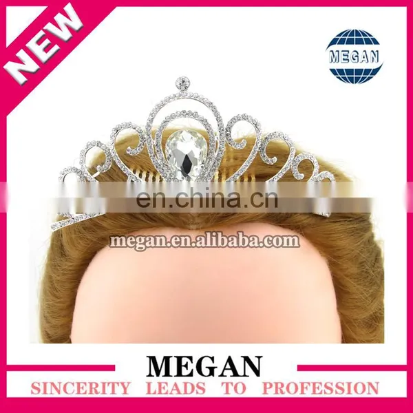 Cheap Fashion Rhinestone Pageants Tiaras Beauty Queen Crowns photo-4