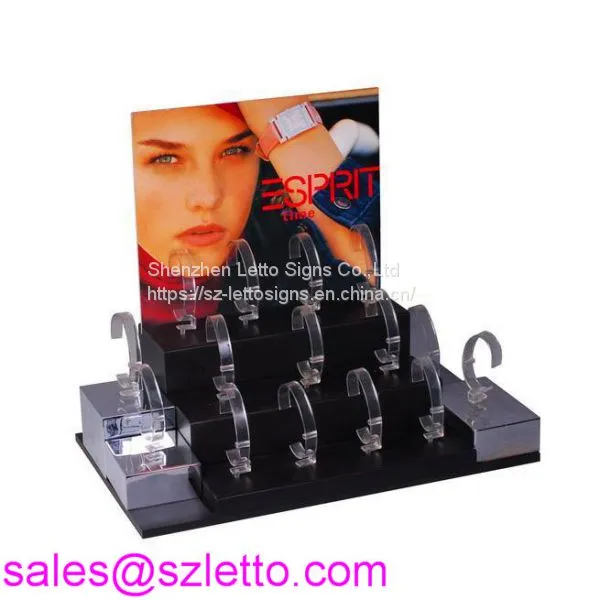 Home Decoration Clear Acrylic Wine Display Rack photo-2