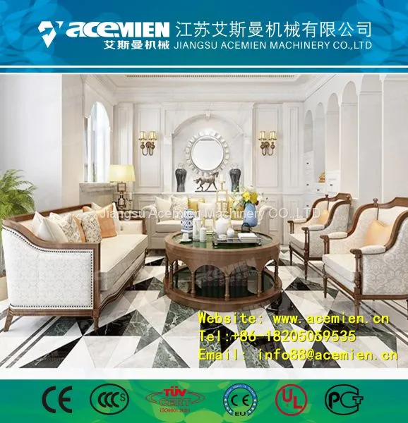 Plastic Artificial Marble Wall Panel Machine/extruder photo-5