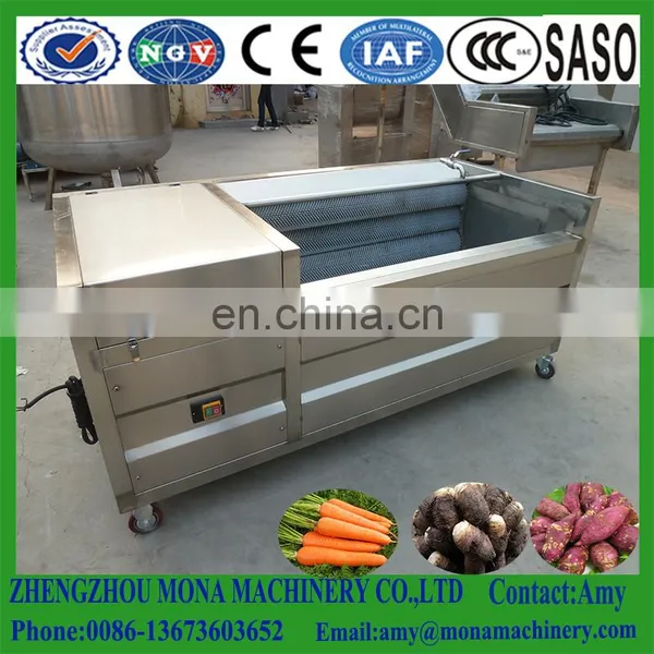 Brush Roller Type Friute and Vegetable Washing Cleaning and Peeling Machine for Sale photo-6