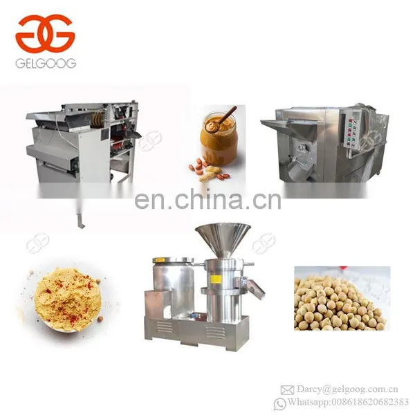 Practical Soybean Chickpeas Hummus Grinding Grinder Machine Nut Almond Peanut Butter Production Line photo-3