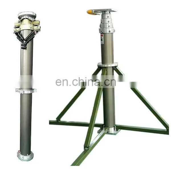 6 Meter Light Weight Portable Foot Pump Tripod Locking Pneumatic Telescopic Mast for Meteorology Use photo-6