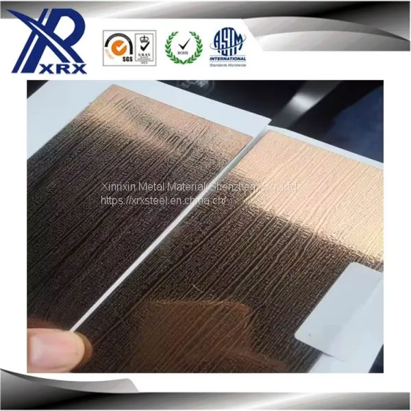 ASTM A240 304 316L Mirror Finish Color Stainless Steel Sheet photo-2