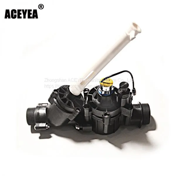 For Hotel / Bathroom Flush Valve Multilayer Electroplating Toilet Flush System photo-3