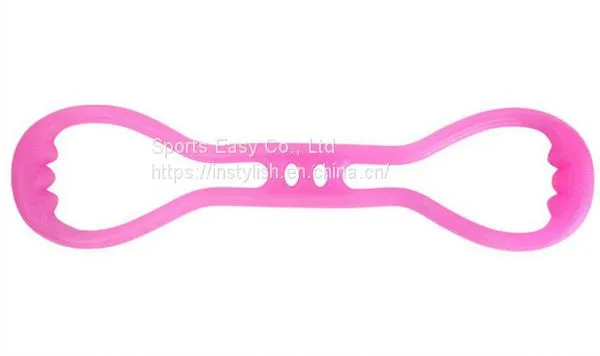 Wholesale Cheap Cost Elastic Traning Bands TPR Figure 8 Stretching Bands photo-3