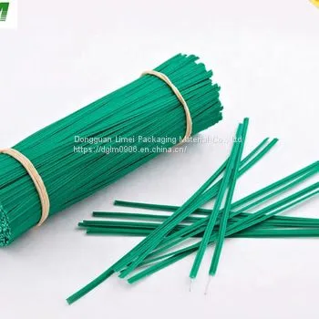 Single Core Green Plastic Coated Garden Twist Tie
