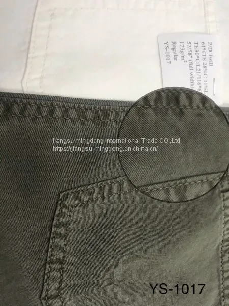 61%Tencel 28%Cotton 11%Linen Twill Fabric photo-3