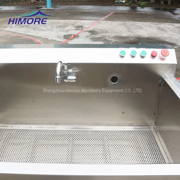 Double Tank Bubbles Vegetable Fruit Washer/ Automatic Vegetable Fruit Ozone Cleaner photo-5