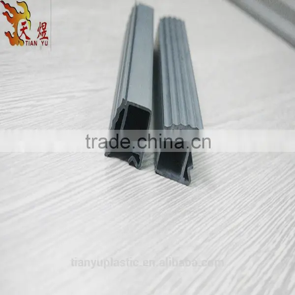 Rubber Factory Pvc Plastic Extrusion Profile Strip Cover Protect Edge for Construction photo-2