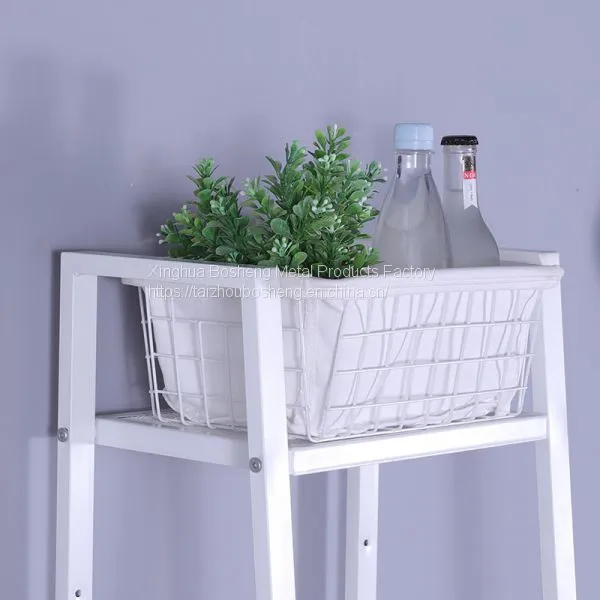 Nordic Style Household Iron Desktop Storage Basket Metal Wire Storage Basket for Home Storage photo-3