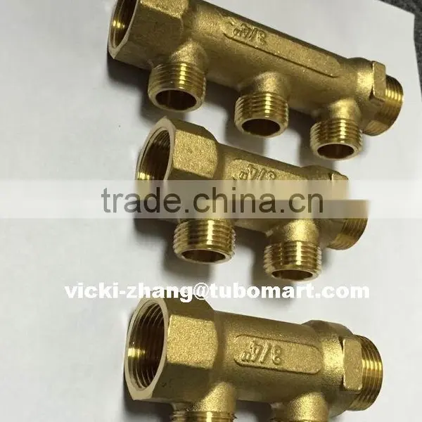 Forged Brass Pex Manifolds, Underfoor Heating Manifolds Factory for Wholesaler photo-5