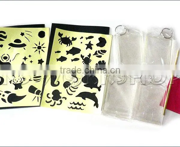 Scratch Art Keychain Kit - Space & Undersea photo-2