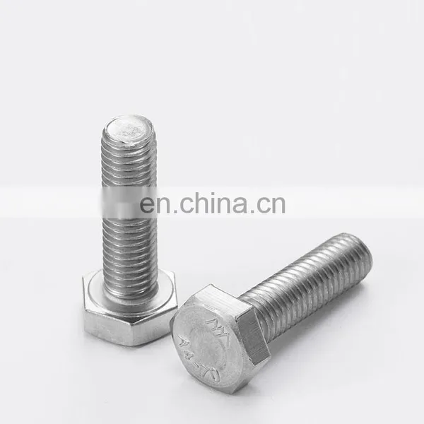 Metric SS316 DIN 933 DIN931 Hexagonal Head Bolts Stainless Steel Grade A4-70 A4-80 photo-5