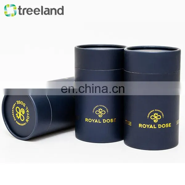 Premium Paper Tube Packaging Custom Honey Box Cardboard Tube for Honey Glass Bottle photo-5