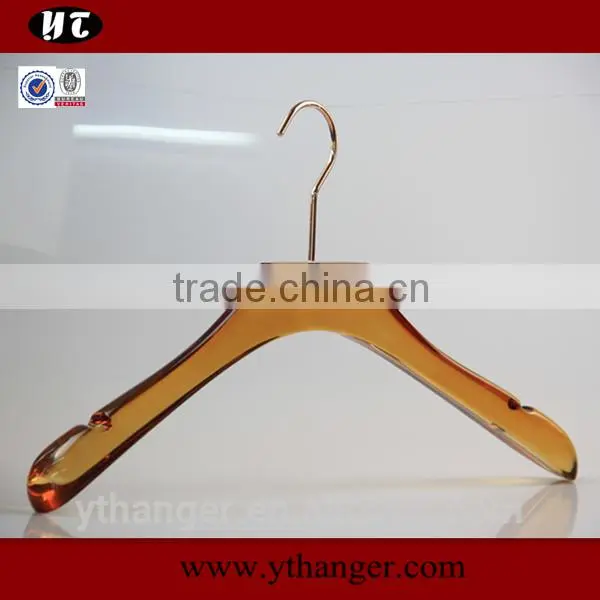 White Acrylic Hanger Anti-slip Plastic Hanger for Clothes Supplier's Choice photo-3