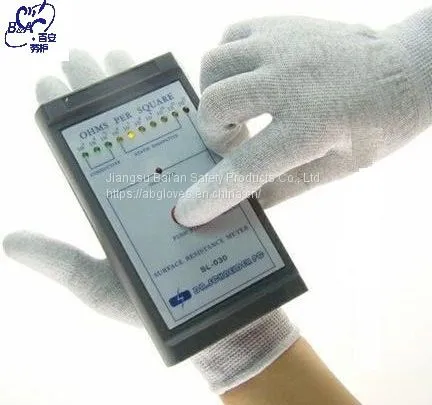 BA High Quality Electric Massage Gloves for Hand,esd Sliver Conductive Gloves photo-2